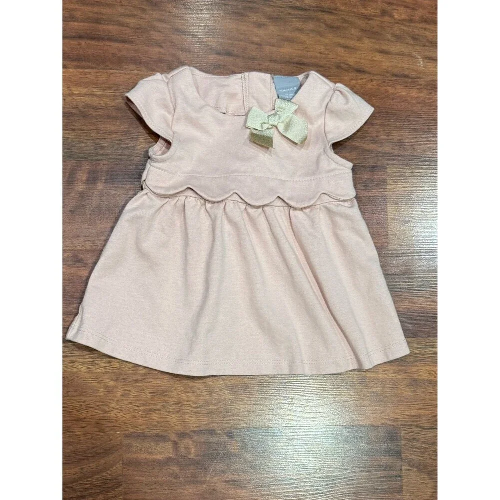 Tahari - Light Pink Dress and Floral Leggings in Matching Set